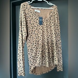 Abercrombie and Fitch XL leopard sweater